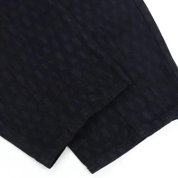 Ulla Johnson Waverly Pant Sz0/2 Black Ink Painted Check